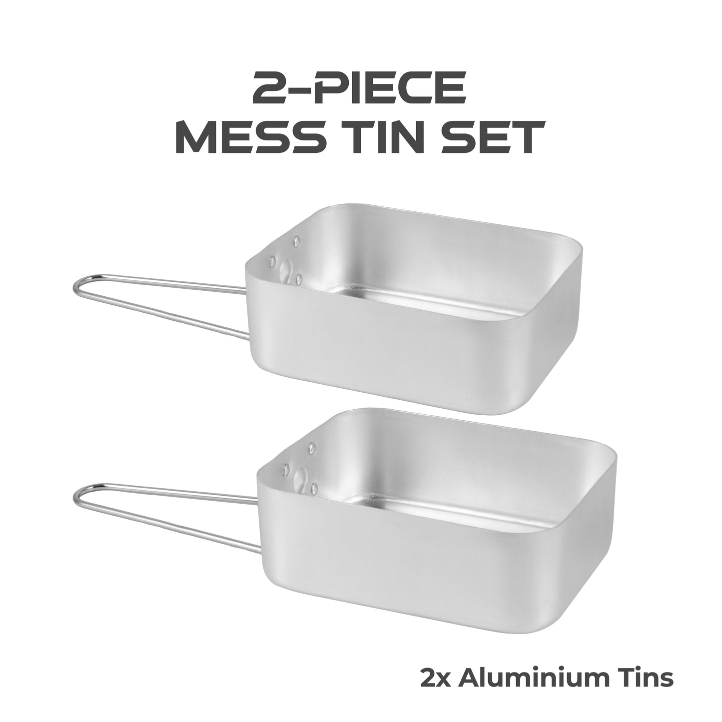 Camping Mess Tins Set of 2
