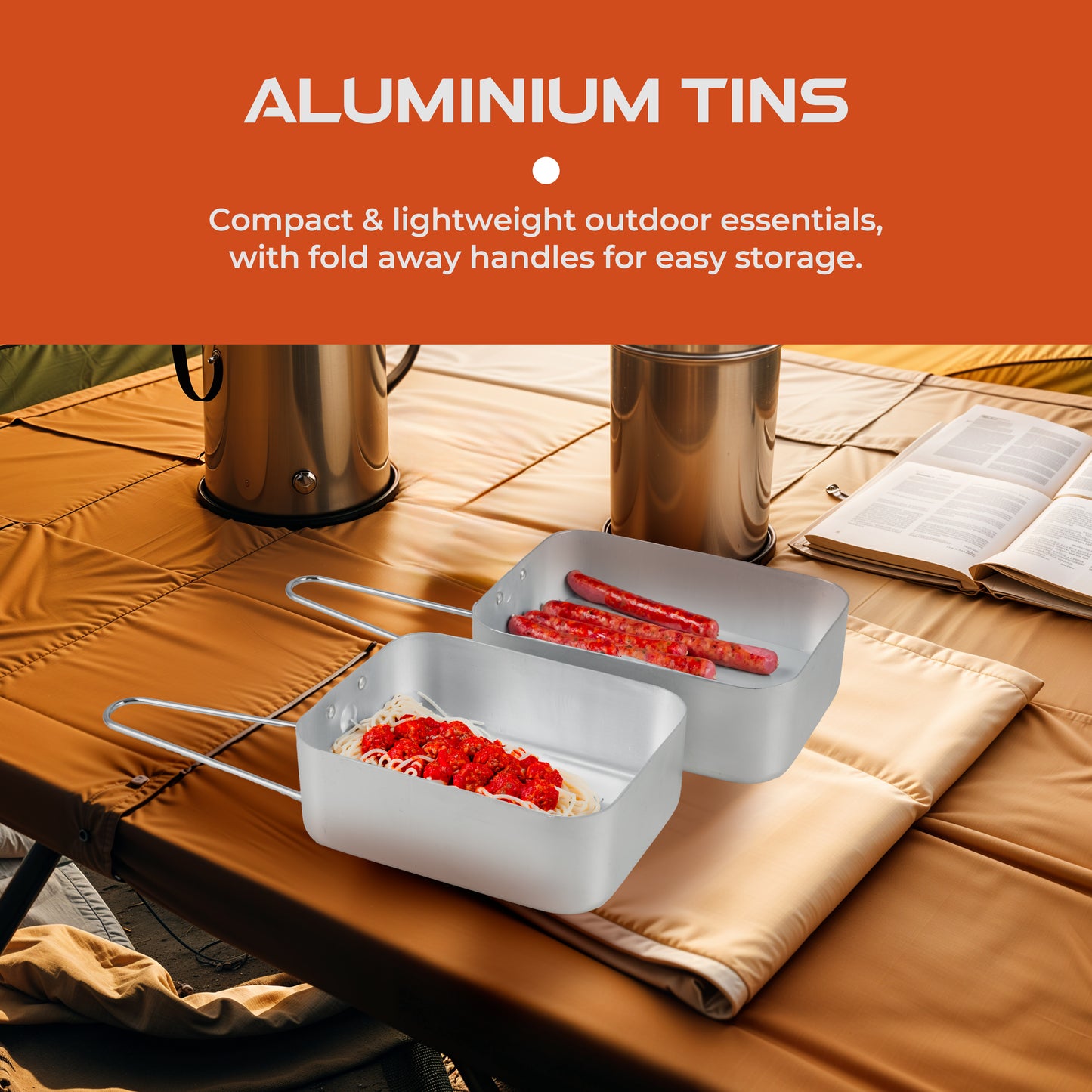 Camping Mess Tins Set of 2