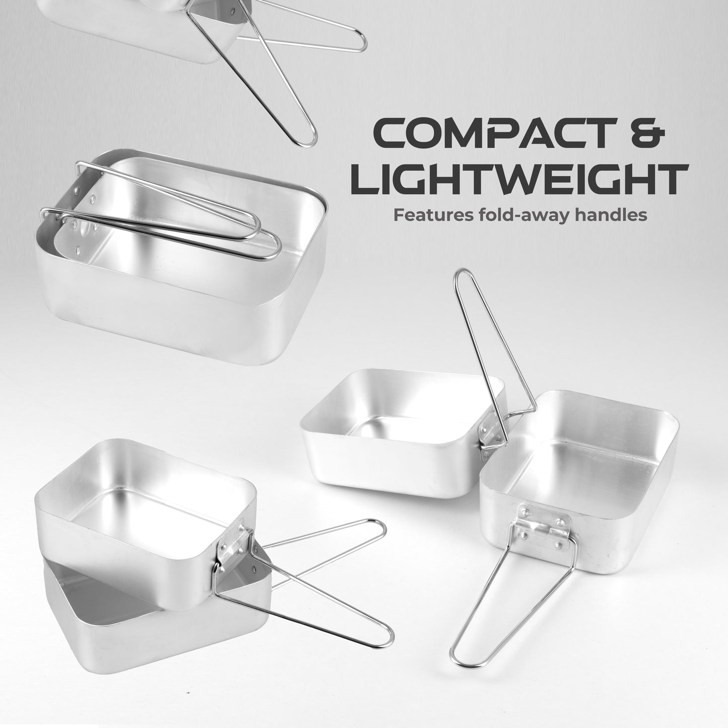 Camping Mess Tins Set of 2