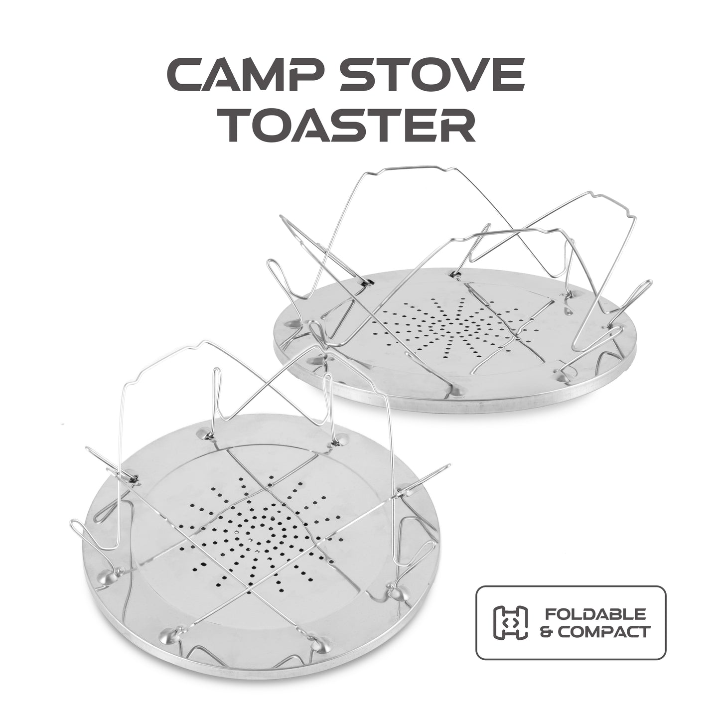 4 Slice Folding Toaster for Camping Stove