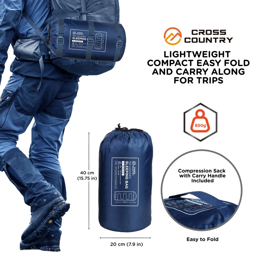 Hooded 2 Season Sleeping Bag