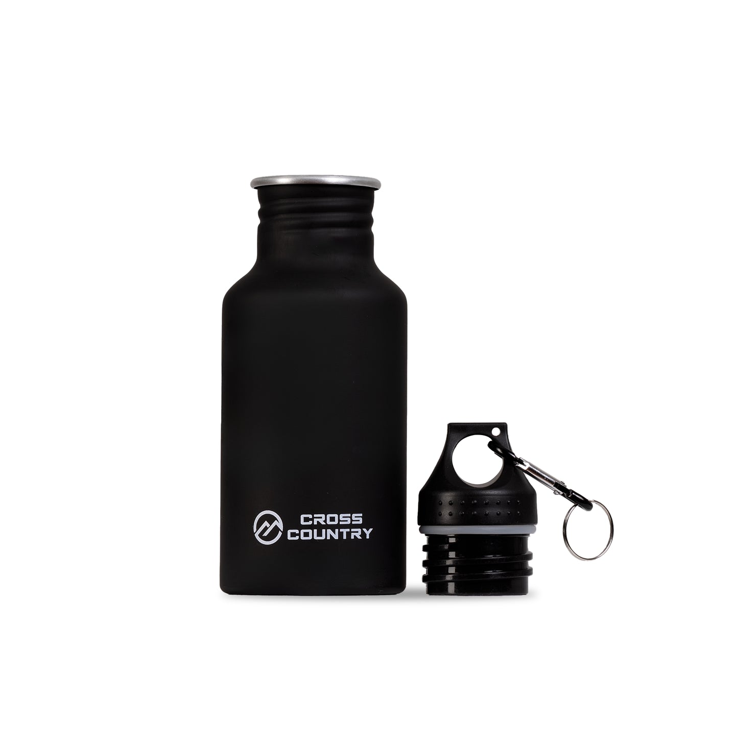 Aluminium Water Bottle with Carabiner