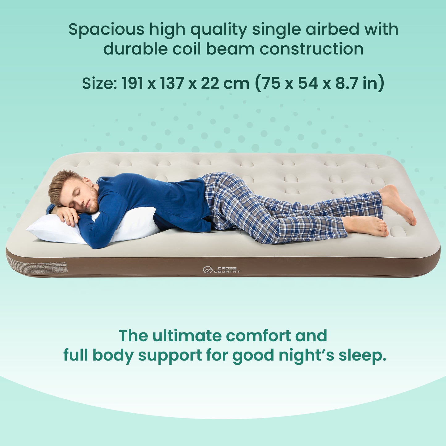 Double Airbed Taupe