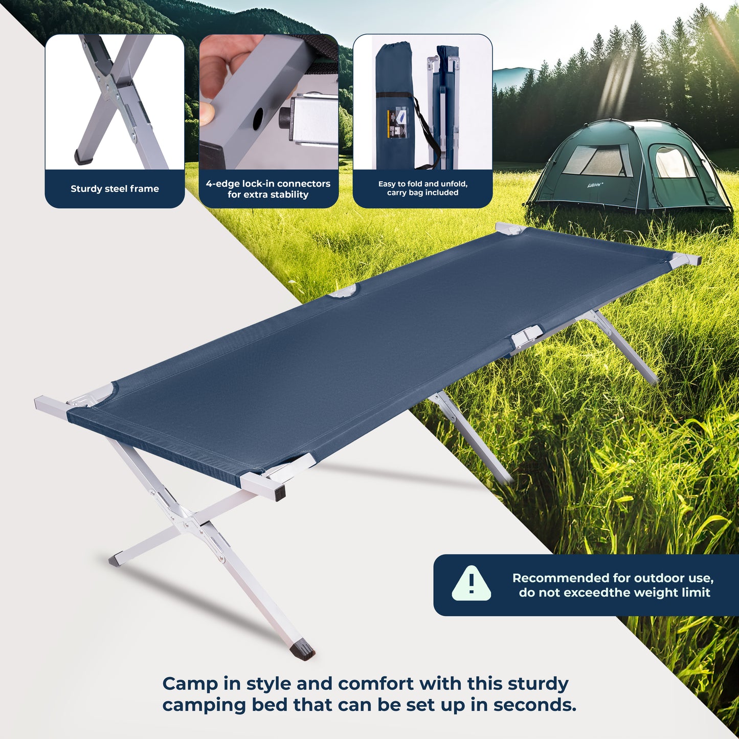 Folding Camp Bed