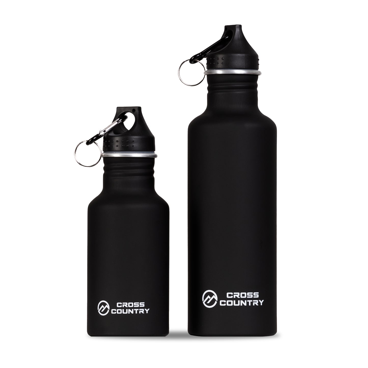 Aluminium Water Bottle with Carabiner