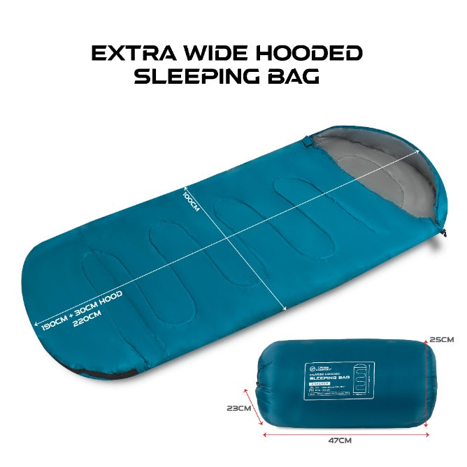X-Large Hooded 3 Season Sleeping Bag