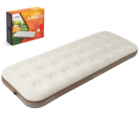 Single Airbed Taupe