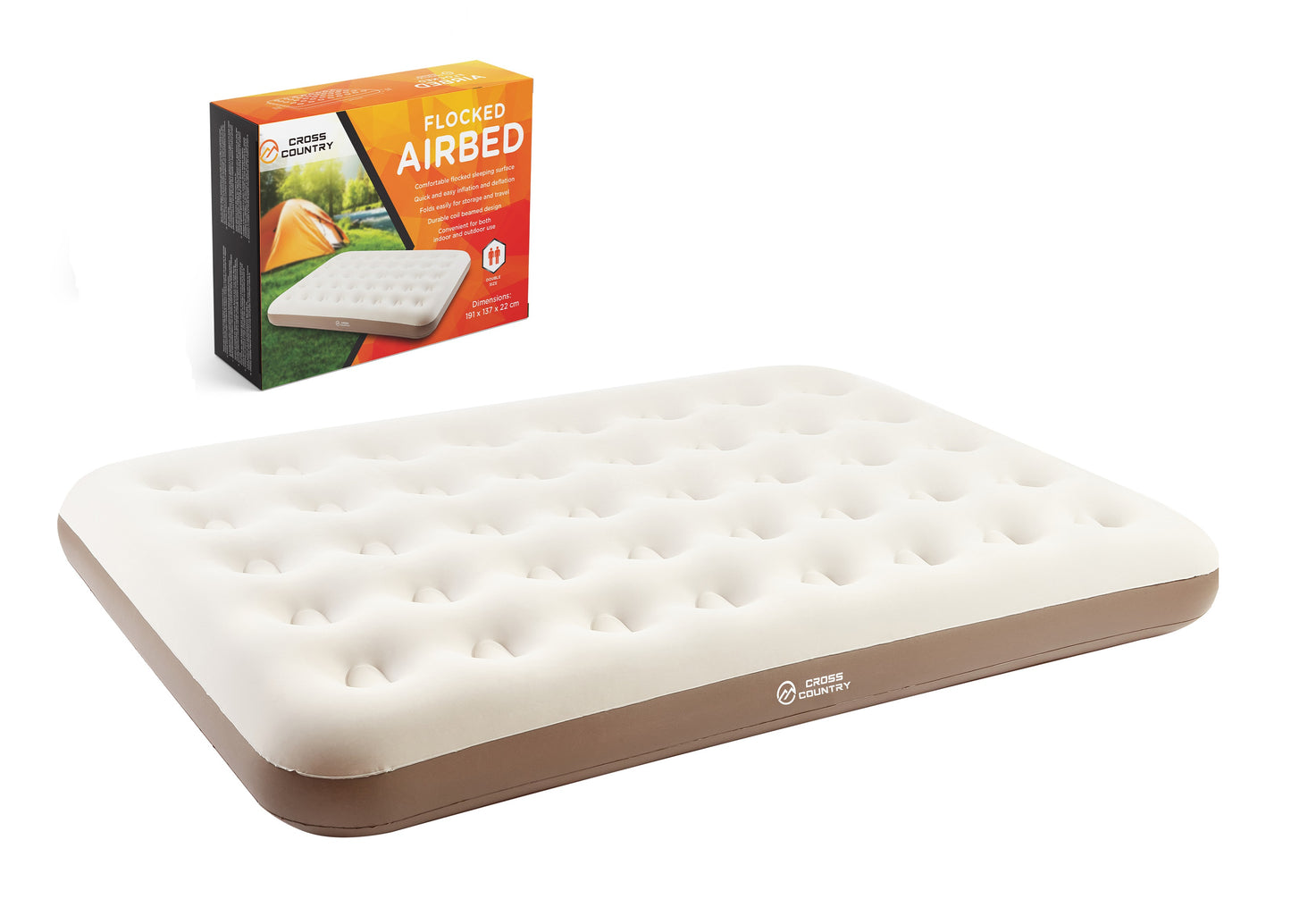 Double Airbed Taupe