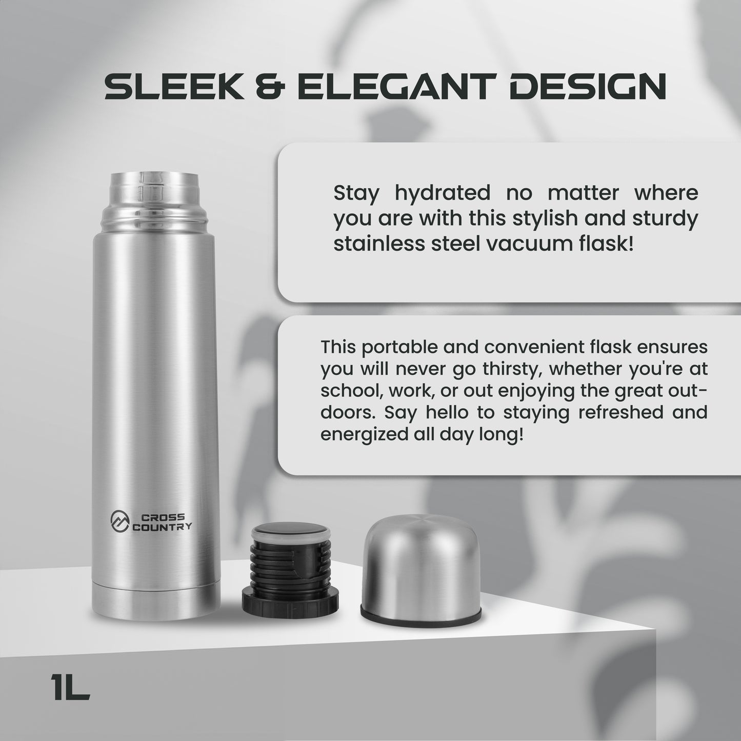 Stainless Steel Flask - Double Wall Insulated