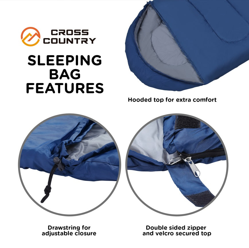 Hooded 2 Season Sleeping Bag