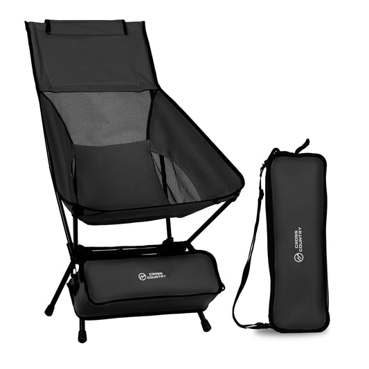 Compact Camping Chair with High Back