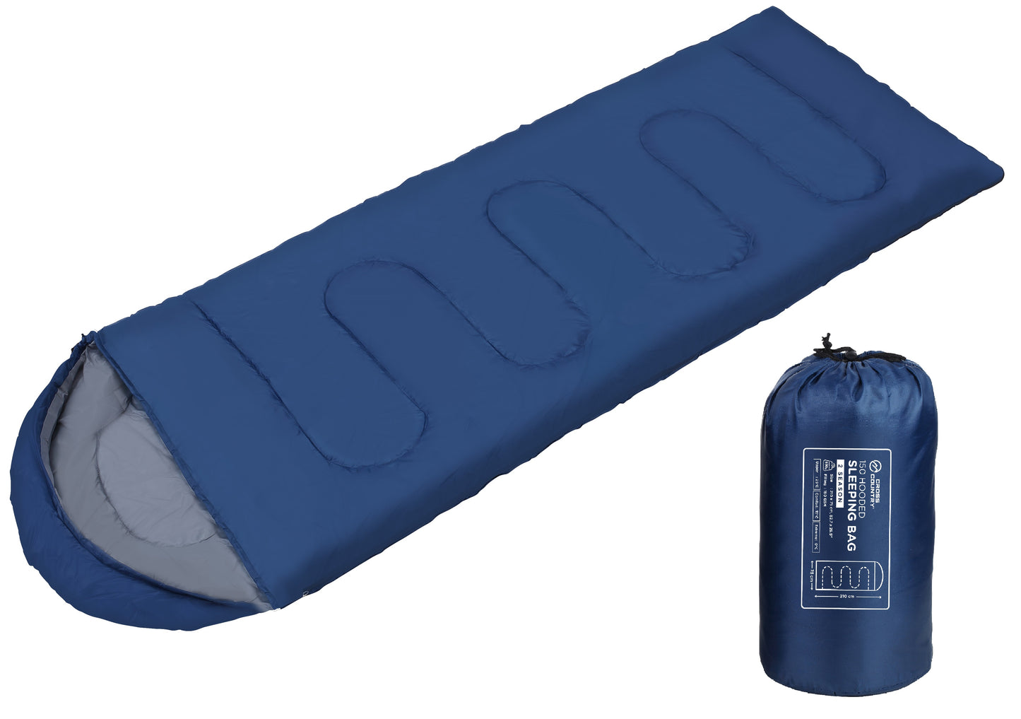 Hooded 2 Season Sleeping Bag